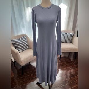 Uniqlo Baby Blue Long Sleeve Dress